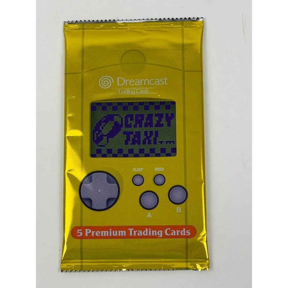 SEGA DREAMCAST TRADING CARD BOOSTER PACK LIMITED RUN GAMES IN HAND NEW SEALED